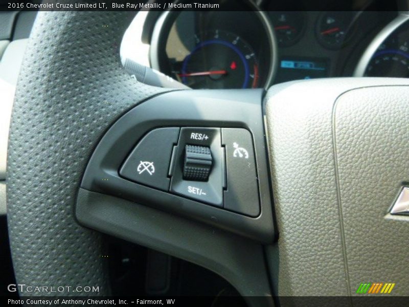 Blue Ray Metallic / Medium Titanium 2016 Chevrolet Cruze Limited LT