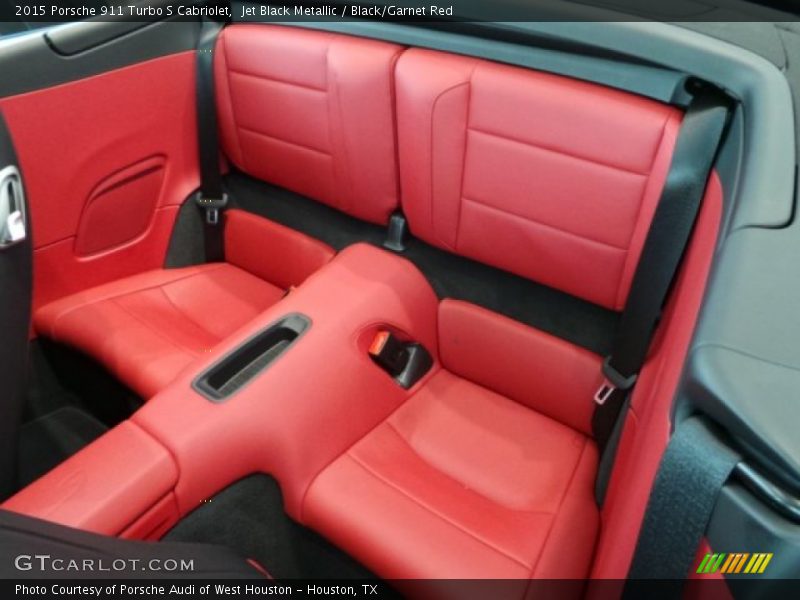 Rear Seat of 2015 911 Turbo S Cabriolet