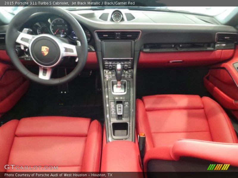  2015 911 Turbo S Cabriolet Black/Garnet Red Interior
