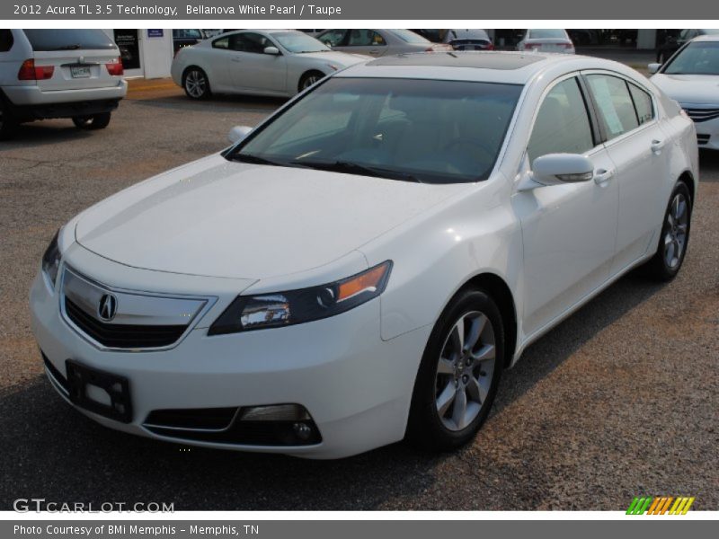Bellanova White Pearl / Taupe 2012 Acura TL 3.5 Technology