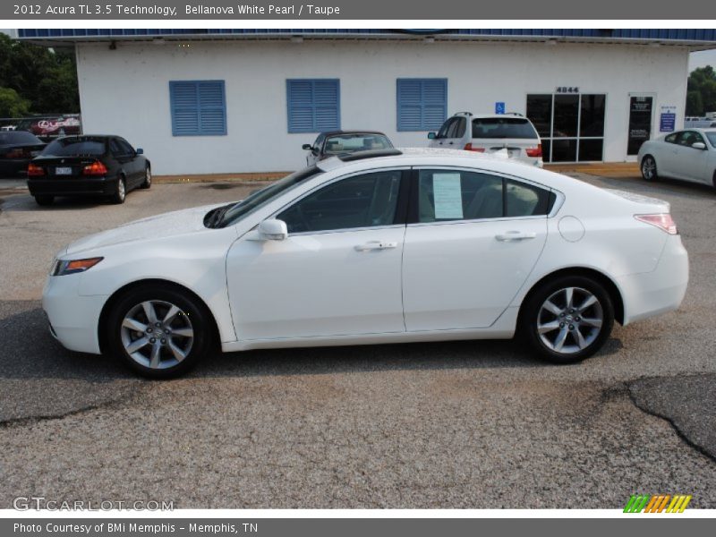Bellanova White Pearl / Taupe 2012 Acura TL 3.5 Technology