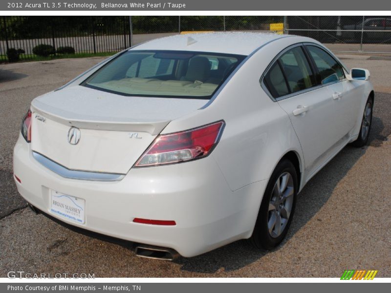 Bellanova White Pearl / Taupe 2012 Acura TL 3.5 Technology