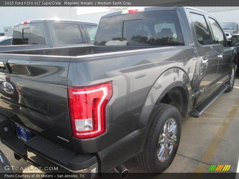 Magnetic Metallic / Medium Earth Gray 2015 Ford F150 XLT SuperCrew