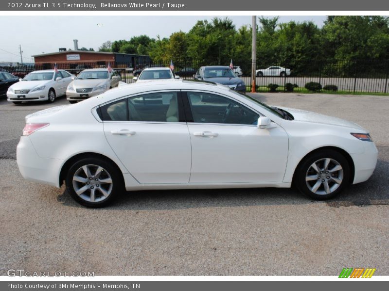 Bellanova White Pearl / Taupe 2012 Acura TL 3.5 Technology