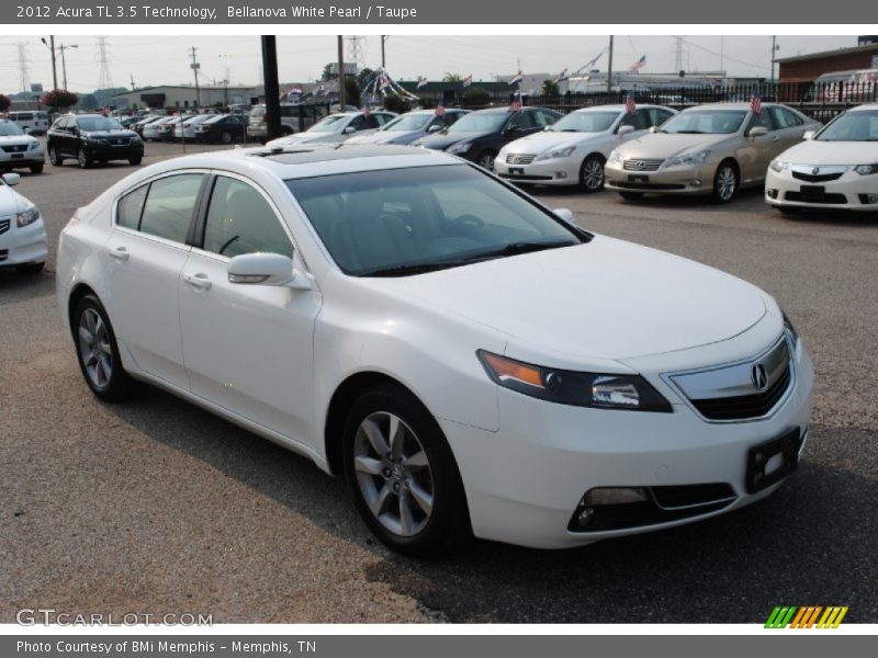 Bellanova White Pearl / Taupe 2012 Acura TL 3.5 Technology