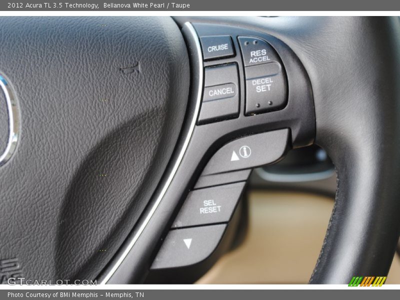 Bellanova White Pearl / Taupe 2012 Acura TL 3.5 Technology