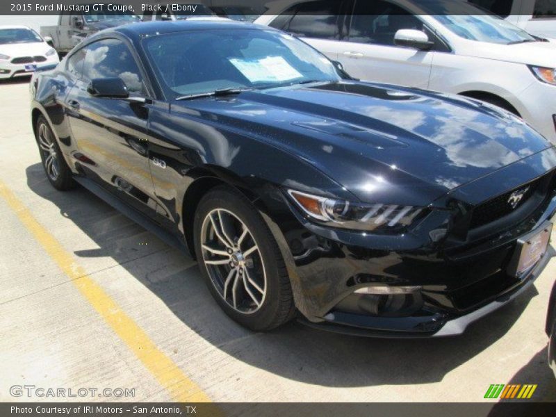 Black / Ebony 2015 Ford Mustang GT Coupe