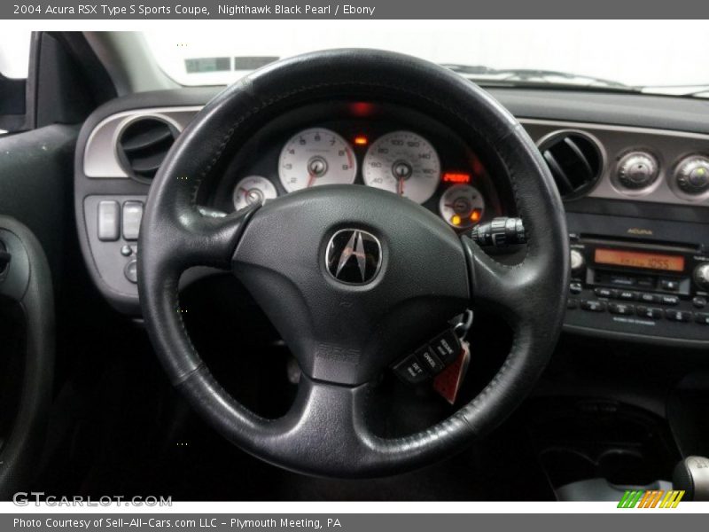 Nighthawk Black Pearl / Ebony 2004 Acura RSX Type S Sports Coupe