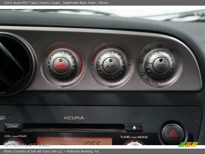 Nighthawk Black Pearl / Ebony 2004 Acura RSX Type S Sports Coupe