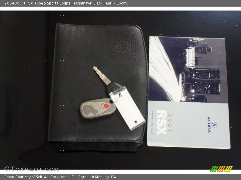 Nighthawk Black Pearl / Ebony 2004 Acura RSX Type S Sports Coupe