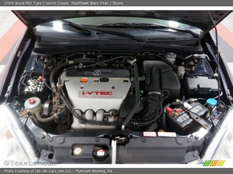 Nighthawk Black Pearl / Ebony 2004 Acura RSX Type S Sports Coupe