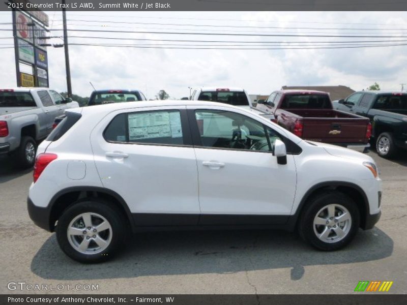 Summit White / Jet Black 2015 Chevrolet Trax LS AWD