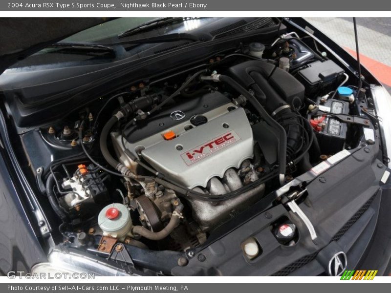 Nighthawk Black Pearl / Ebony 2004 Acura RSX Type S Sports Coupe