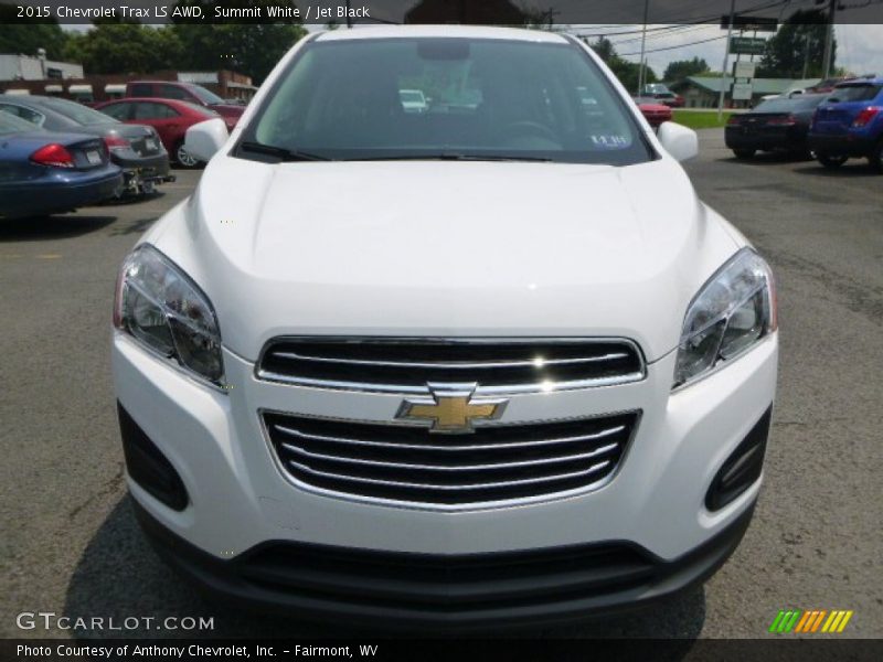Summit White / Jet Black 2015 Chevrolet Trax LS AWD