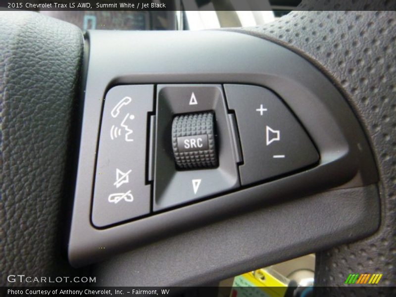 Summit White / Jet Black 2015 Chevrolet Trax LS AWD