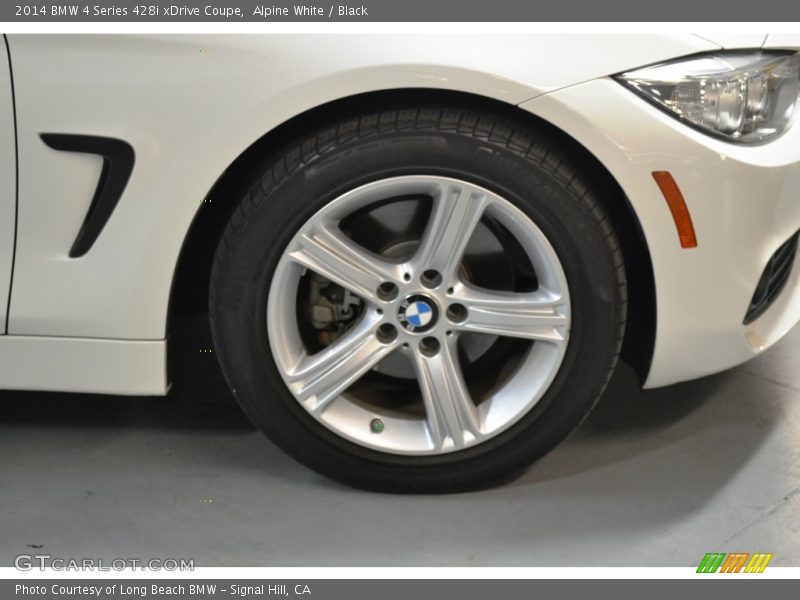 Alpine White / Black 2014 BMW 4 Series 428i xDrive Coupe