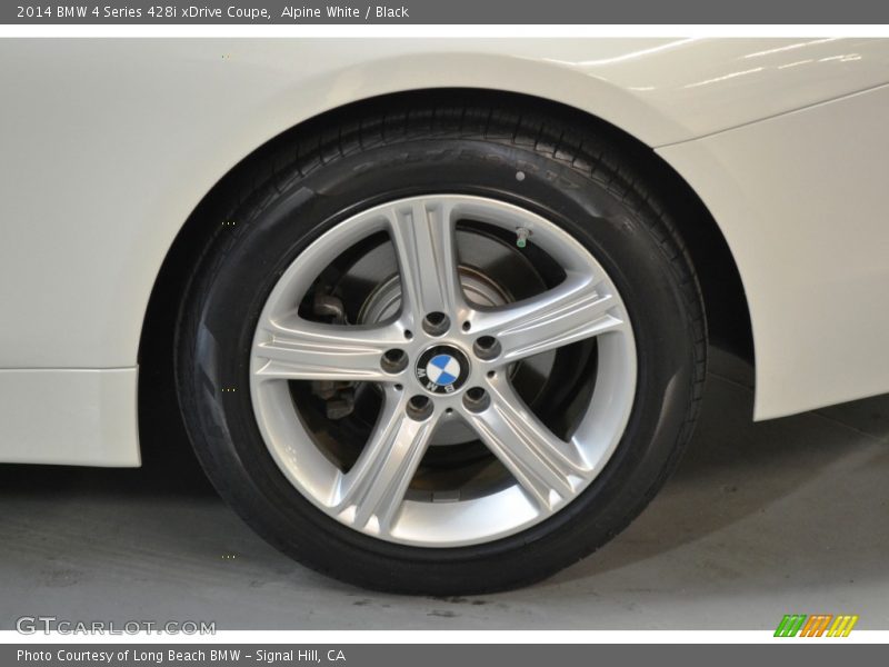 Alpine White / Black 2014 BMW 4 Series 428i xDrive Coupe