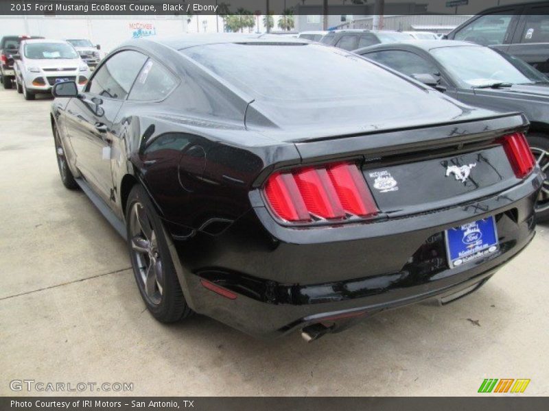 Black / Ebony 2015 Ford Mustang EcoBoost Coupe