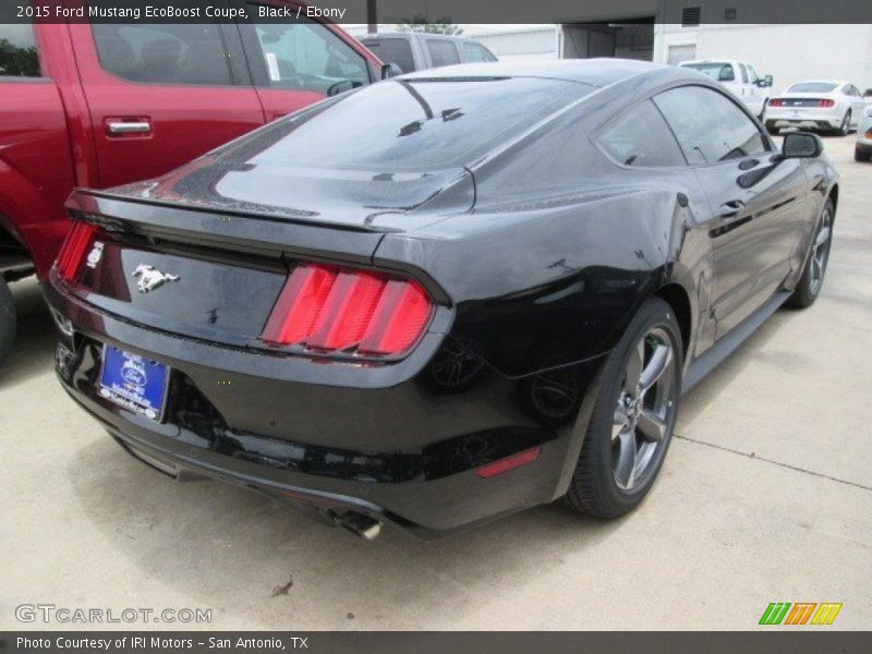 Black / Ebony 2015 Ford Mustang EcoBoost Coupe