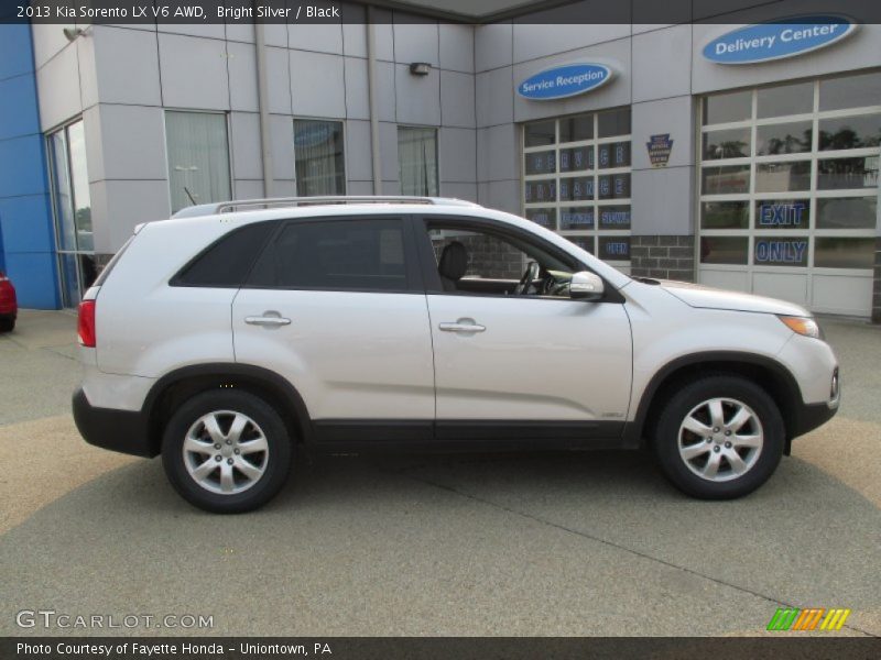 Bright Silver / Black 2013 Kia Sorento LX V6 AWD
