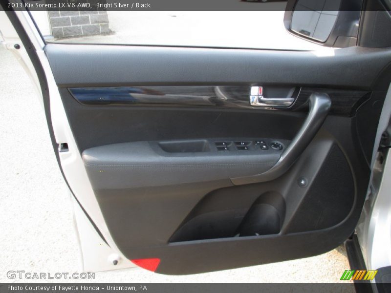 Bright Silver / Black 2013 Kia Sorento LX V6 AWD