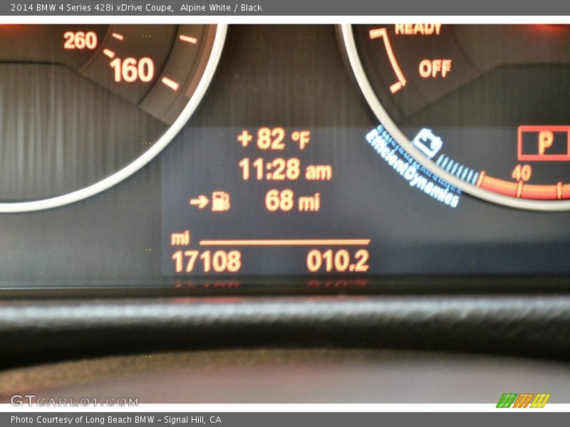 Alpine White / Black 2014 BMW 4 Series 428i xDrive Coupe