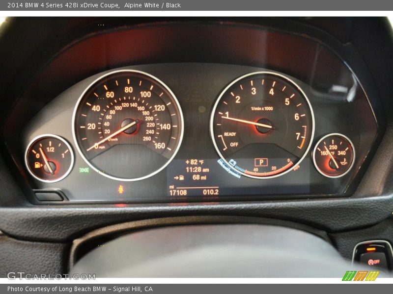 Alpine White / Black 2014 BMW 4 Series 428i xDrive Coupe