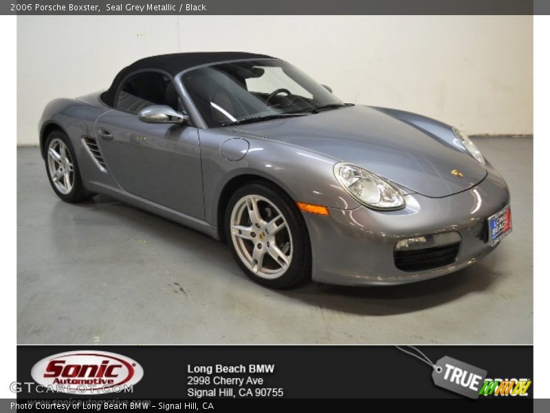 Seal Grey Metallic / Black 2006 Porsche Boxster