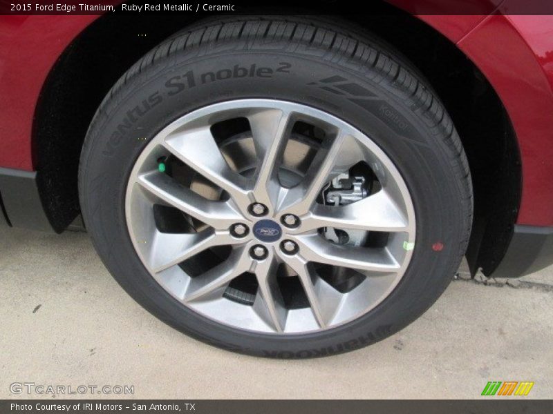 Ruby Red Metallic / Ceramic 2015 Ford Edge Titanium