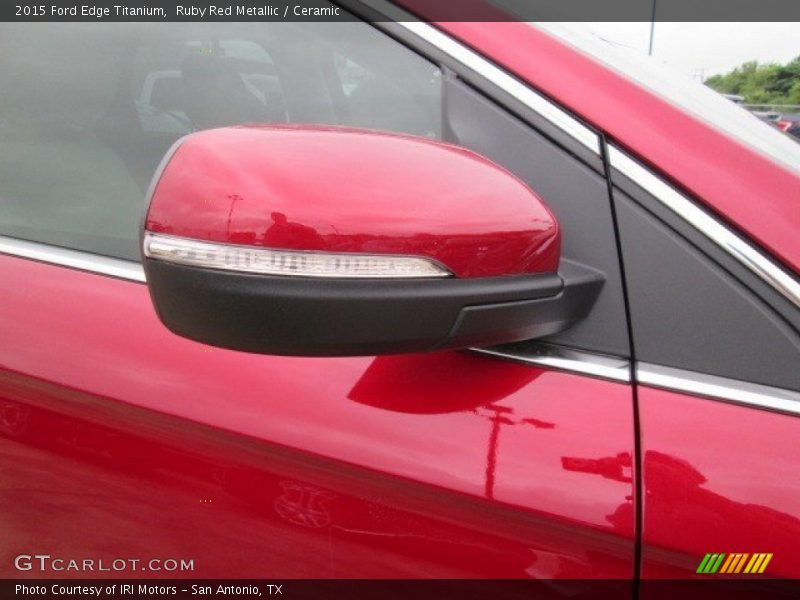 Ruby Red Metallic / Ceramic 2015 Ford Edge Titanium