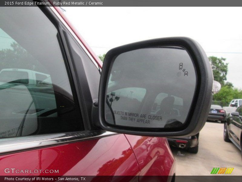 Ruby Red Metallic / Ceramic 2015 Ford Edge Titanium