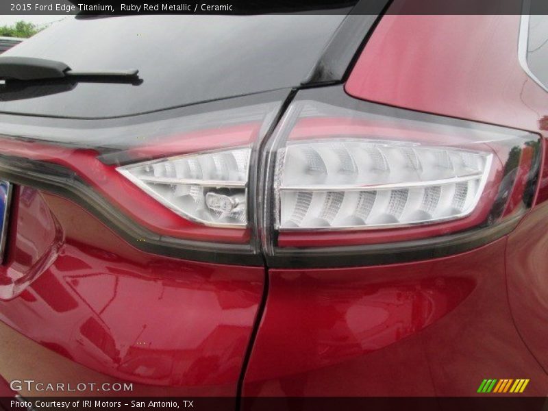 Ruby Red Metallic / Ceramic 2015 Ford Edge Titanium