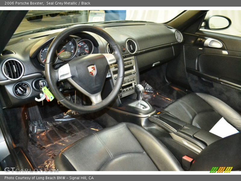 Seal Grey Metallic / Black 2006 Porsche Boxster