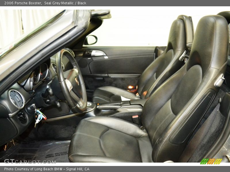 Seal Grey Metallic / Black 2006 Porsche Boxster