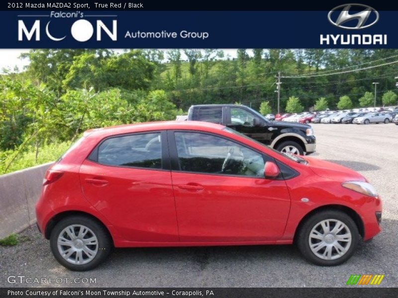 True Red / Black 2012 Mazda MAZDA2 Sport