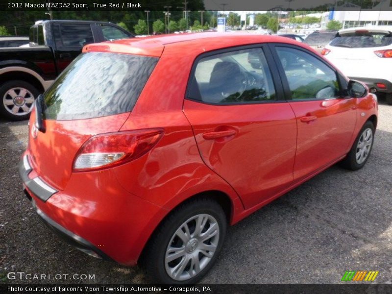 True Red / Black 2012 Mazda MAZDA2 Sport