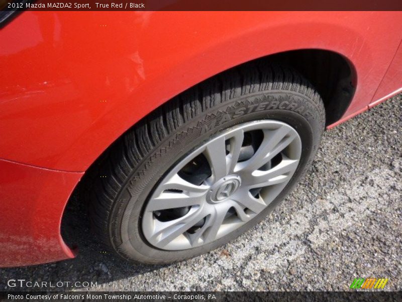 True Red / Black 2012 Mazda MAZDA2 Sport