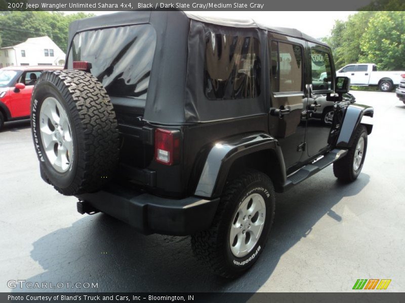 Black / Dark Slate Gray/Medium Slate Gray 2007 Jeep Wrangler Unlimited Sahara 4x4