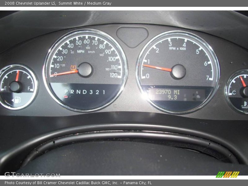 Summit White / Medium Gray 2008 Chevrolet Uplander LS