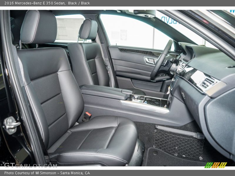 Black / Black 2016 Mercedes-Benz E 350 Sedan