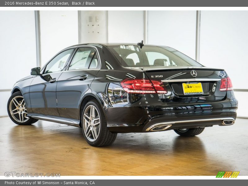 Black / Black 2016 Mercedes-Benz E 350 Sedan