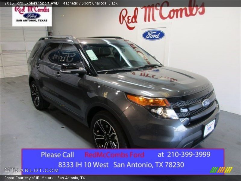 Magnetic / Sport Charcoal Black 2015 Ford Explorer Sport 4WD