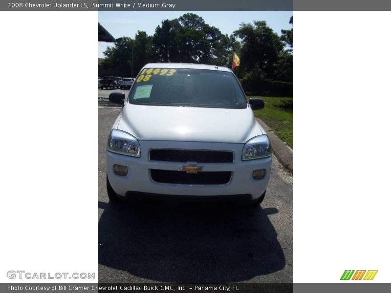 Summit White / Medium Gray 2008 Chevrolet Uplander LS