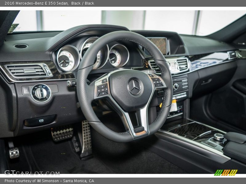 Black / Black 2016 Mercedes-Benz E 350 Sedan