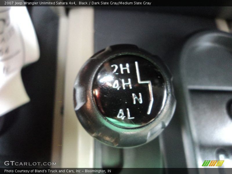 Black / Dark Slate Gray/Medium Slate Gray 2007 Jeep Wrangler Unlimited Sahara 4x4