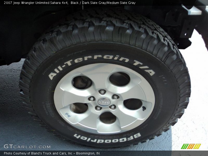 Black / Dark Slate Gray/Medium Slate Gray 2007 Jeep Wrangler Unlimited Sahara 4x4