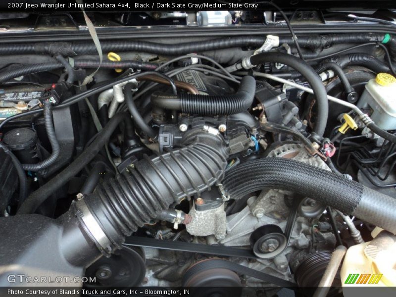 Black / Dark Slate Gray/Medium Slate Gray 2007 Jeep Wrangler Unlimited Sahara 4x4