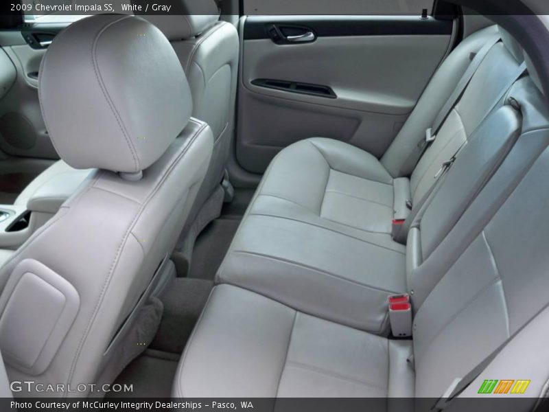 White / Gray 2009 Chevrolet Impala SS
