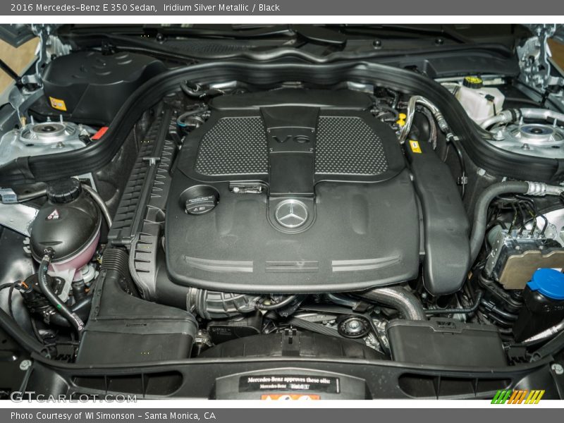 Iridium Silver Metallic / Black 2016 Mercedes-Benz E 350 Sedan