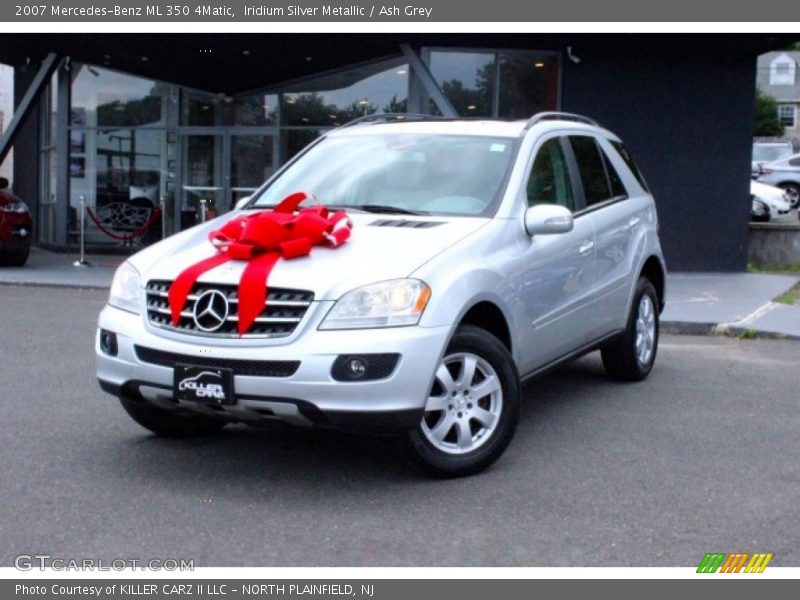 Iridium Silver Metallic / Ash Grey 2007 Mercedes-Benz ML 350 4Matic